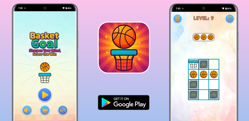 Basket Goal puzzle game